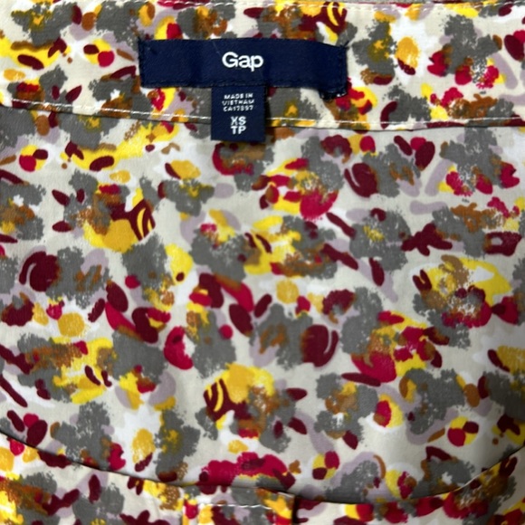 Women’s Gap XS Stunning Printed Long Sleeve Blouse/Dress Shirt - Picture 8 of 14